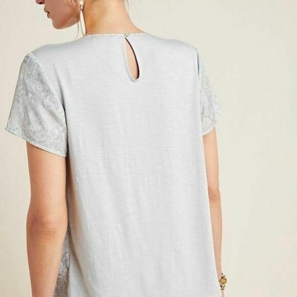 Dolan Left Coast Anthropologie Blouse Top Snake Print Pilar Pleated Size Small - Picture 3 of 9